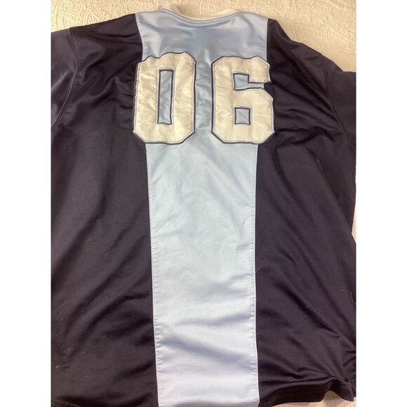 P. Miller 06 Baseball Embroidered Jersey Shirt*2XL*Blue & Navy Athletic Wear*EUC - Picture 7 of 8